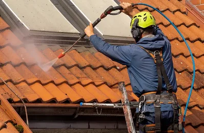 Démoussage et hydrofuge de toiture à Bournazel
